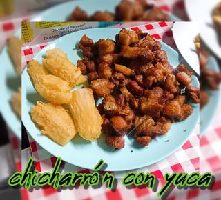 Chicharrón Con  Yuca 