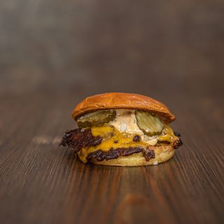 Hamburguesa Smash De Pollo Crujiente