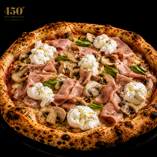 Burrata & Champiñones 450°
