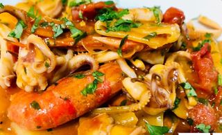 Paccheri cotti e crudi 