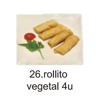 26. Rollito Vegetal (6 Pza.)