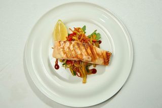 Somon cu sos butterlemon