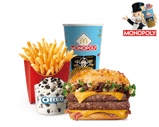 Menú Completo McExtreme BBQ & Mayo Doble