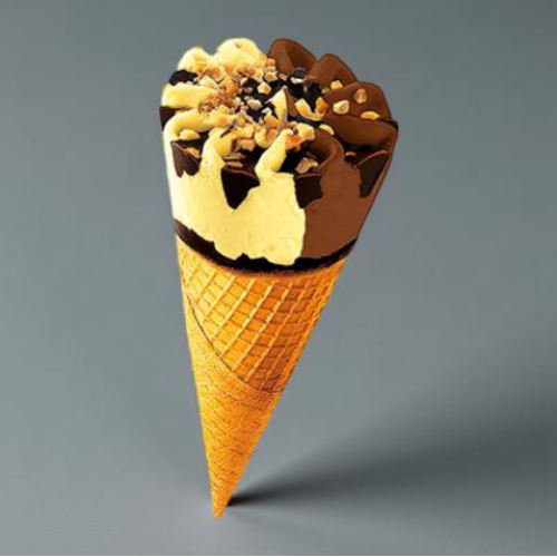 Cono de vainilla y chocolate | 120 ml/unidad