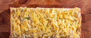 Patate e mozzarella in teglia