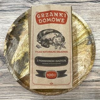  Grzanki Domowe żytnio-pszenne z Pomidorem i Bazylią 100g Opak