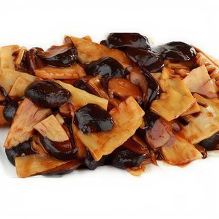 33. Brotes De Bambú Y Setas Chinas Salteadas