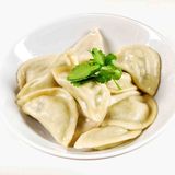 Вареники с картофелем вареные