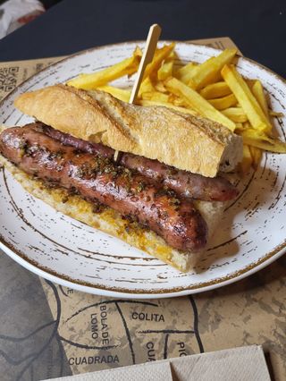 Bocadillo CHORIPAN Choricheto Con Patatas Fritas 