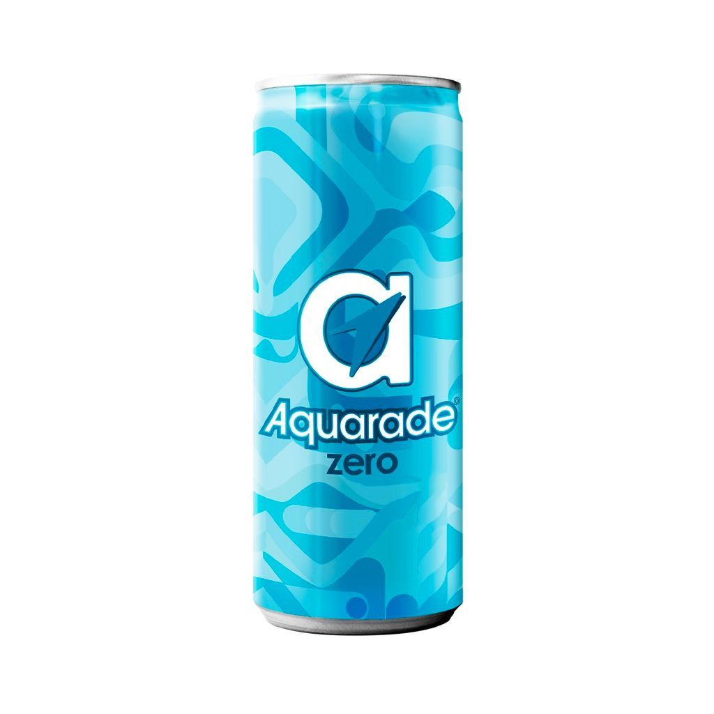 Lata Aquarade Limón Zero 33cl.