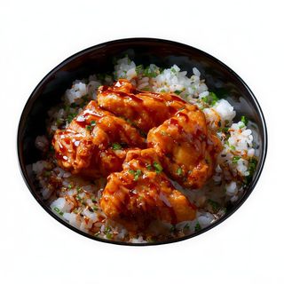 Pollo con salsa teriyaki