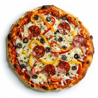 Pizzetta con salsiccia e funghi