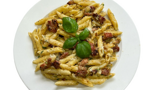 Penne carbonara