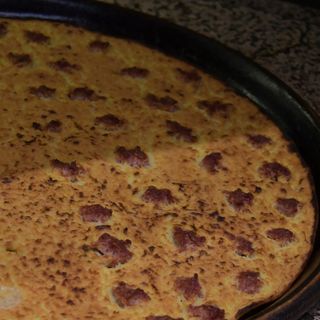 Teglia Intera Farinata Salsiccia & Cipolla