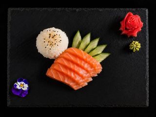 Mini Salmon Sashimi