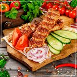 ქათმის ქაბაბი გრილზე