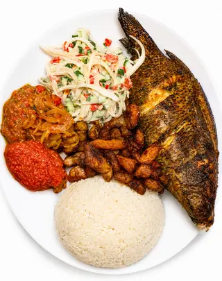 Poisson Grillé & Attiéké