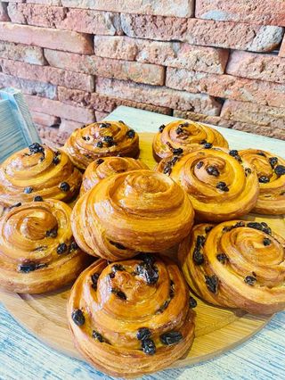 დენიში შოკოლადის ფანტელებით