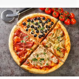 Pizza 4 estaciones ( 40cm )