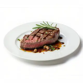 Entrecot A La Parrilla Con Guarnición