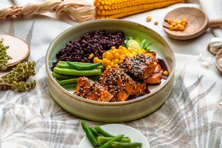 Teriyaki Salmon Bowl