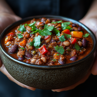 Protein Packed Mexican 3 Bean Chilli 