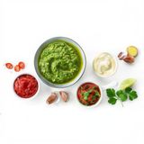 Tarrina de salsa del pollo