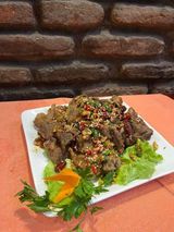 D10 შემწვარი ღორის ხრაშუნა ნეკნები