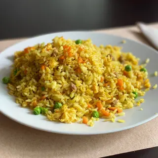 Arroz frito con ternera al curry