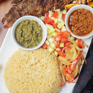 Poisson Grille accompagné Attieke