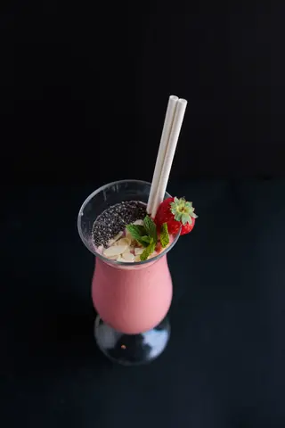 Copo de Smothie Morango