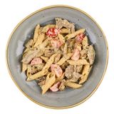 Пенне з білими грибами, телятиною та трюфельною олією (300г)