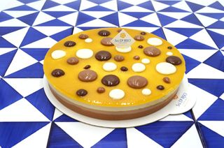 Torta i tre cioccolati di valrhona