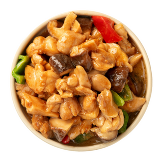 Yakisobas de Pollo con Setas Shiitake en Salsa soja Casera(001)