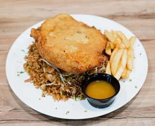 Arroz chino especial con complemento