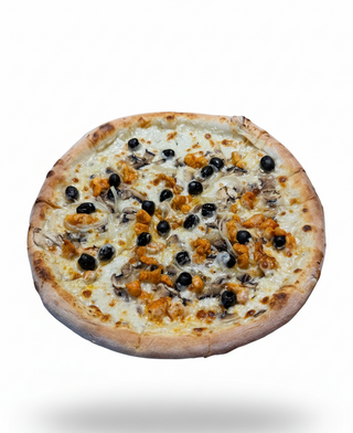 Pizza na białym sosie