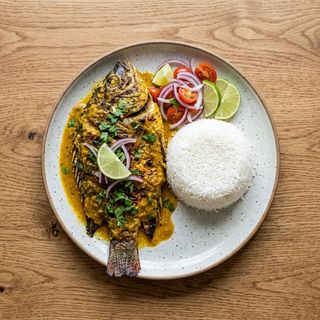 Lake Victoria Whole Tilapia Swahili Sauce