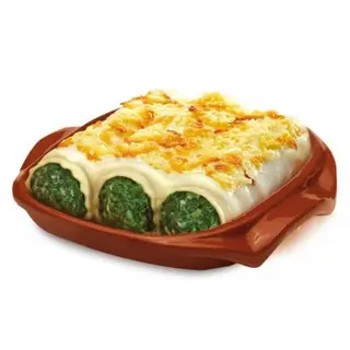 Canelones de espinacas