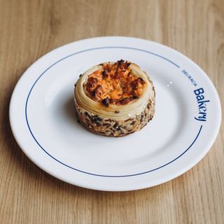 Кіш з куркою та кімчі