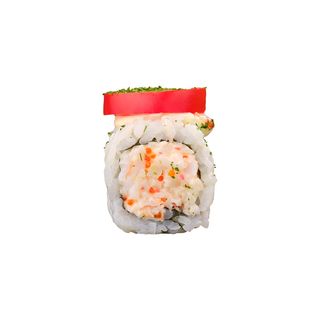 Uramaki crab pomodoro nori