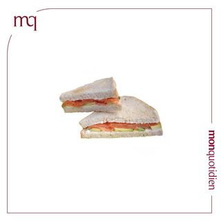 Demi club sandwich saumon