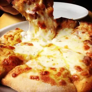 Pizza con mozzarella