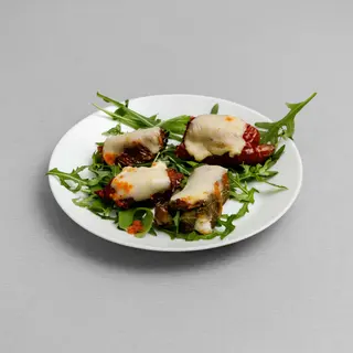 Porzione di peperoni gratati