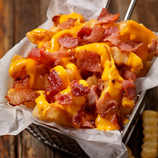 Bacon Cheese Fries para 2