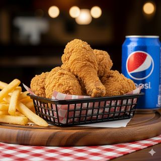 Menù baby coscia di pollo