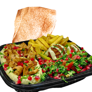 Hummus pui mix mezze