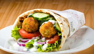 Kebab Chleb Arabski Falafel duża