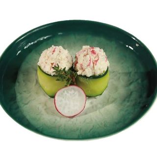 134. Gunkan de calabacín (2 pzs.)