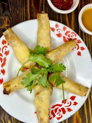 Fried rolls z krewetkami 6 szt.