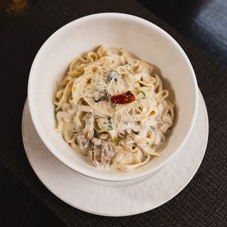 Pâtes Poulet Champignons